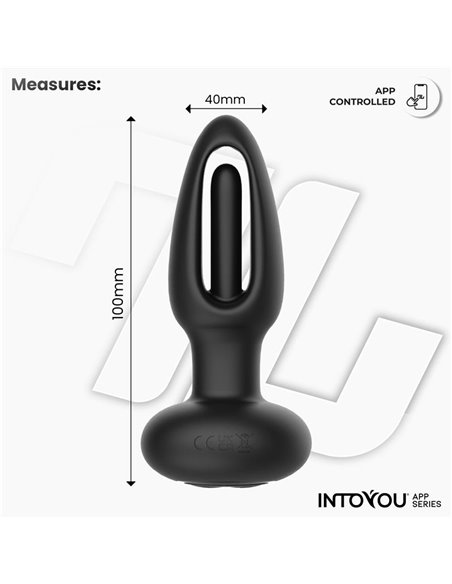 Zack Plug Anal con Flipping Tongue y Vibración con App