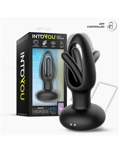 Zack Plug Anal con Flipping Tongue y Vibración con App