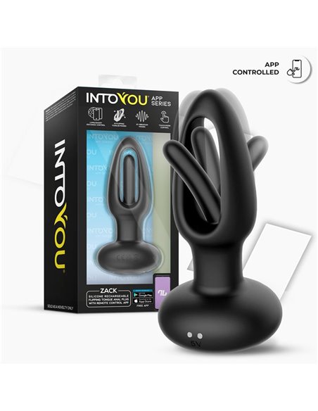 Zack Plug Anal con Flipping Tongue y Vibración con App