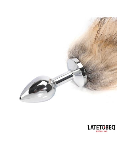 Plug Anal con Cola Marrón 40 cm