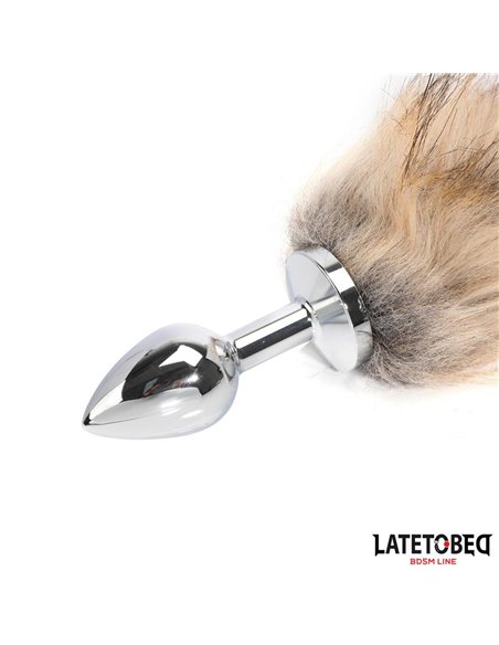 Plug Anal con Cola Marrón 40 cm
