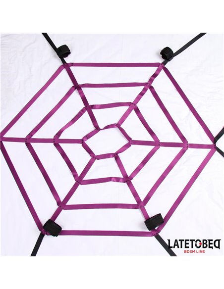 Set de Ataduras para la Cama en Tela de Araña
