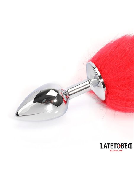Plug Anal con Cola Rojo 40 cm