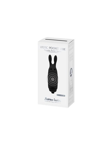 Bala Vibradora Lastic Pocket Negro
