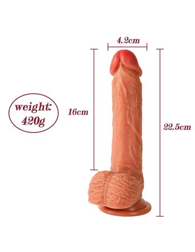 Dean Dildo con Thrusting y Vibración 8