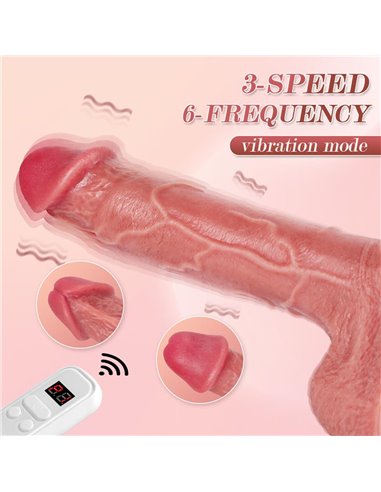 Marshall Dildo con Thrusting y Vibración 8