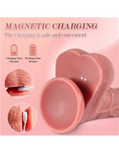 Marshall Dildo con Thrusting y Vibración 8