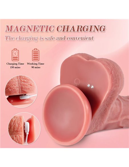 Marshall Dildo con Thrusting y Vibración 8