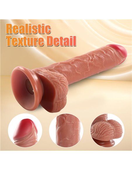 Marvin Dildo con Thrusting y Vibración 8.07