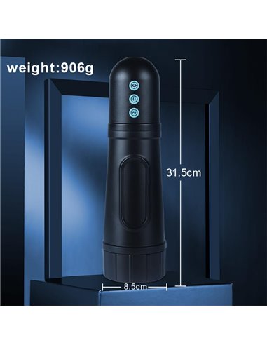 Locker Masturbador con Vibración y Efecto Succión Vagina