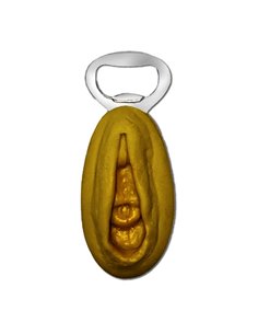 Abridor Forma de Vagina Dorado