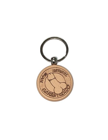 Llavero de Madera Forma de Pene