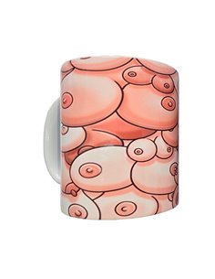 Taza Color Pechos 370ml 2