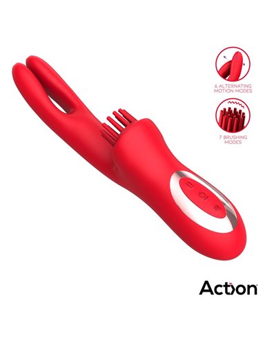 Bilma Vibrador con Movimientos Alternantes y Brushing 4 Motores