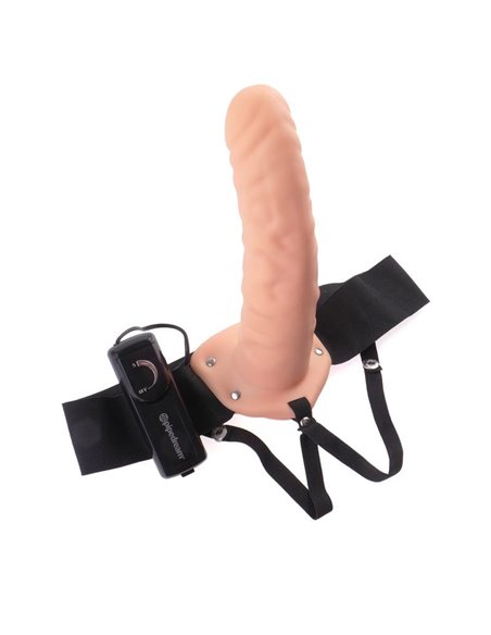 Arnés con Dildo Hueco y Vibración 8