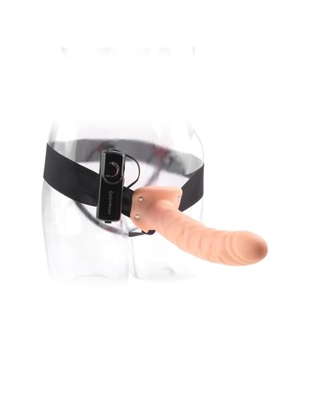 Arnés con Dildo Hueco y Vibración 8