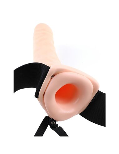 Arnés con Dildo Hueco y Vibración 8