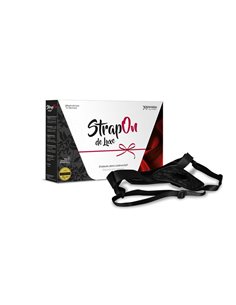 Arnés de Luxe Sin Espalda Negro S - XL 2