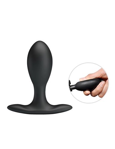 Plug Anal con Inflado y Bola Interna