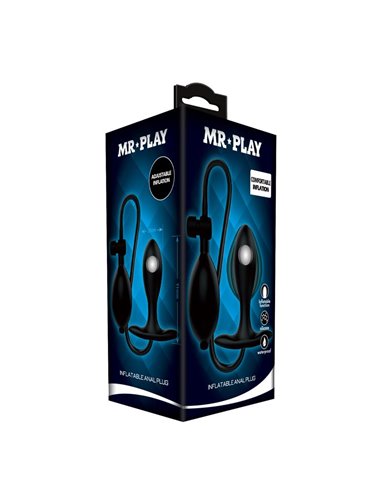 Plug Anal con Inflado y Bola Interna