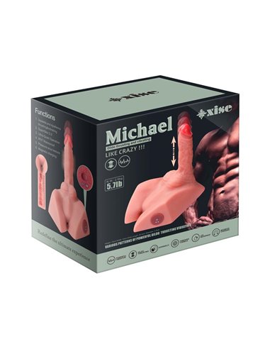 Michael Masturbador con Vibración y Thrusting 2.57 kg