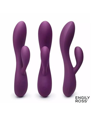 Bacall 3.0 Vibrador Silicona Liquida Inyectada Doble Motor USB Púrpura