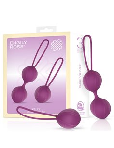 Kelly Bolas Kegel Silicona Púpura