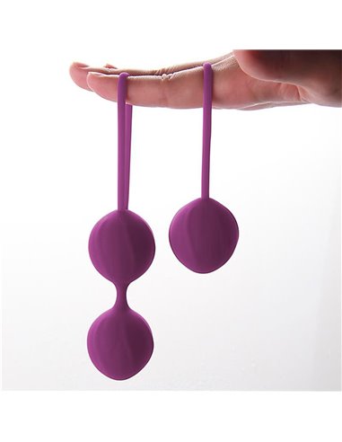 Kelly Bolas Kegel Silicona Púpura