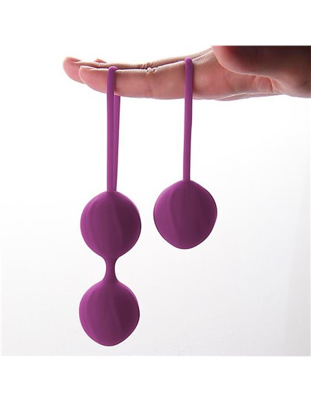 Kelly Bolas Kegel Silicona Púpura