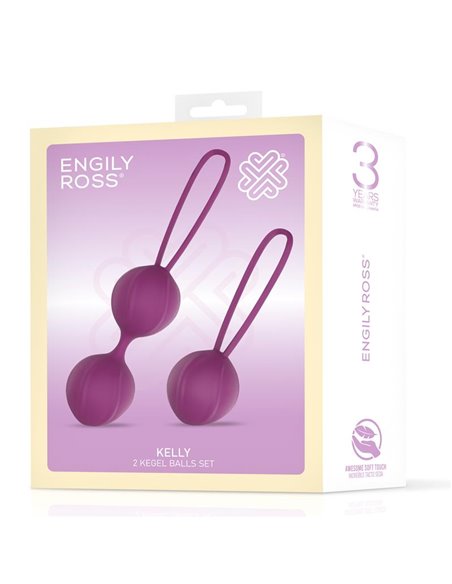 Kelly Bolas Kegel Silicona Púpura