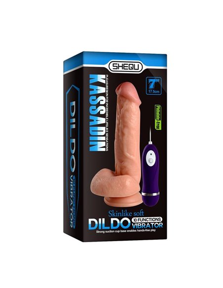 Vibrador Realista Control Remoto Kassadin 17.5 cm