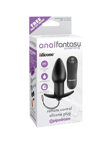 Plug Anal con Vibración Negro