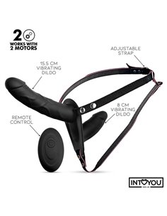 Jordan Arnés Dildo Doble con Vibración y Control Remoto 2
