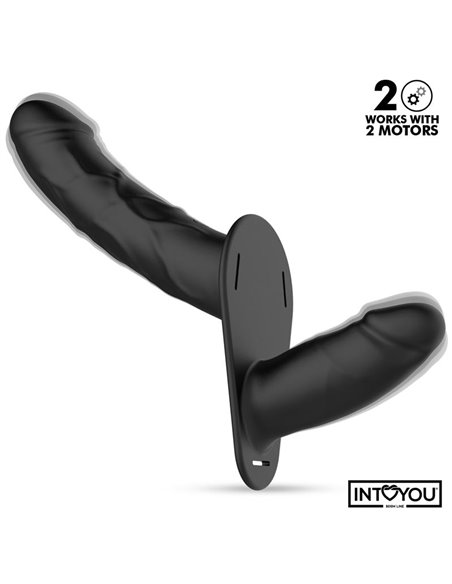 Jordan Arnés Dildo Doble con Vibración y Control Remoto