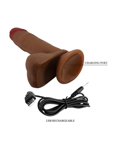 Abel Vibrador Realista con Rotación y Thrusting