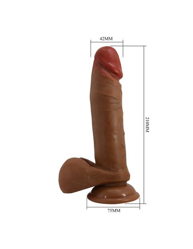 Abel Vibrador Realista con Rotación y Thrusting
