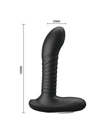 Masajeador Prostático con Vibración y Bolas Rotadoras