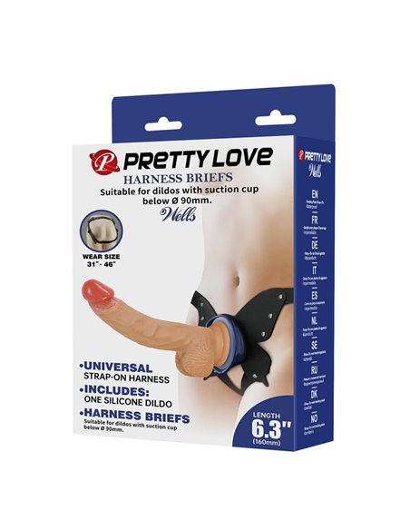 Wells Arnés Universal con Dildo