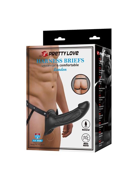 London Arnés Universal con Dildo Hueco 6.6