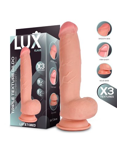 Klaus Dildo Triple Densidad con Testículos 9.4