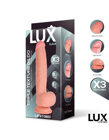Klaus Dildo Triple Densidad con Testículos 9.4