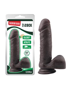 Dildo Dual Density Fashion Dude 7.9 Marron 2