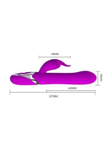 Vibrador Neil Funcion Inflable 23.7 cm