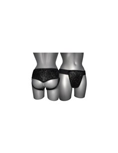 Arnés de Luxe Con Espalda Negro S - XL 2