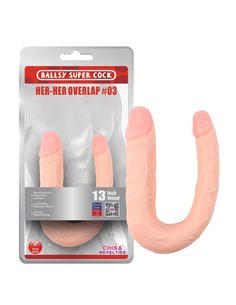 Dildo Doble Her-Her Overlap N3 Natural 2