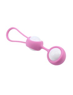 Bolas Geisha MisSweet 17.7 cm Silicona Rosa 2