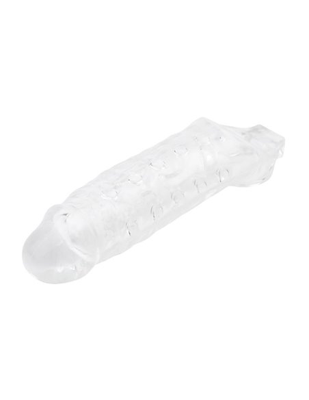 Funda para el Pene con Sujeción para Testículos Mighty Transparente