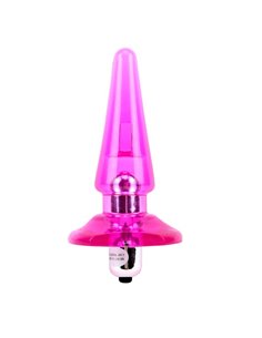 Plug Anal con Vibracion Nicoles 2.5 x 3.2 cm Rosa 2