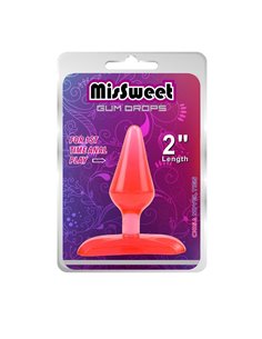 Plug Anal Gun Drops Rojo 6,6 x 2,4cm 2