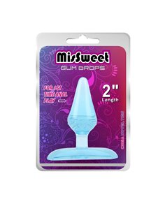 Plug Anal Gun Drops Azul 6,6 x 2,4cm 2